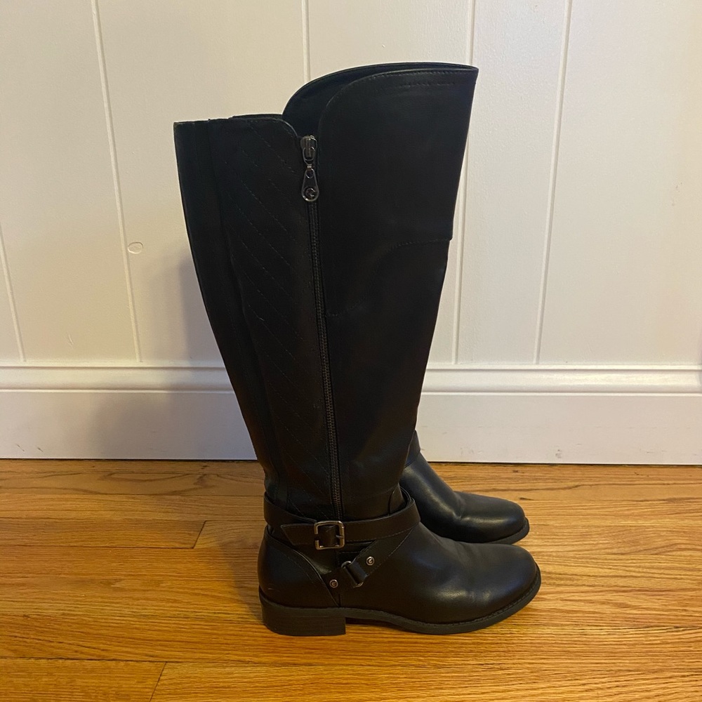 GUESS 8 wide calf riding boots